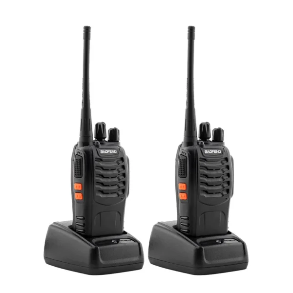 Baofeng 5W BF-888S 2PCS Walkie Talkies Two Way Radios Battery and Charger
