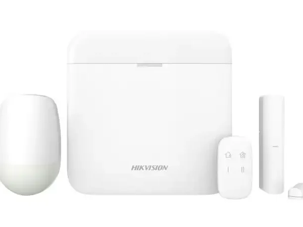 Hikvision DS-PWA64-Kit-WB AX PRO Kit, (433MHz) All in One Wireless Intrusion Alarm Kit, Built in power supply