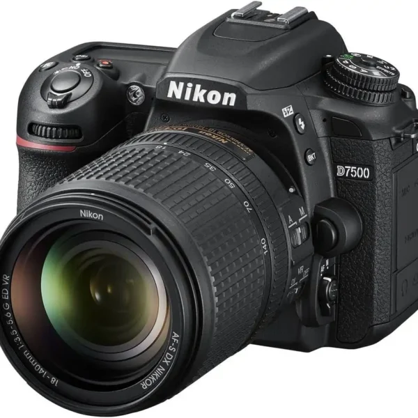Nikon D7500 complete set with body & lens battery charger
