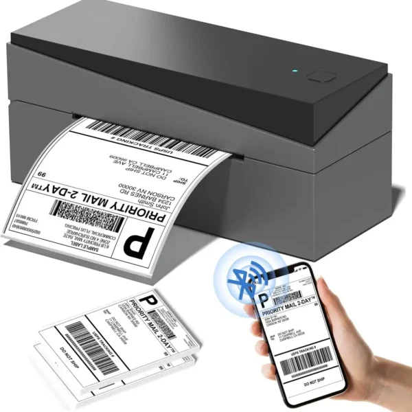 Bluetooth mobile printer lable sticker printer mobile app connection