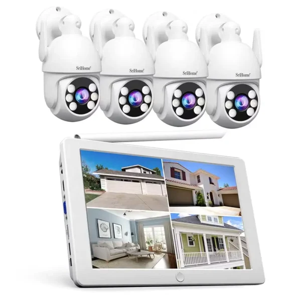 Sri Home Camera 4 pieces set complete with screen