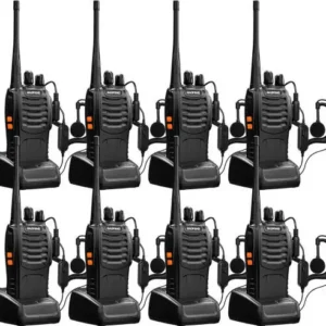 Baofeng BF 888s Portable Two Way Radio 8 Pieces 420-450MHz 16 Channels