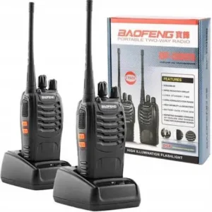 Baofeng BF 888s Portable Two Way Radio Twin Pack 420-450MHz 16 Channels